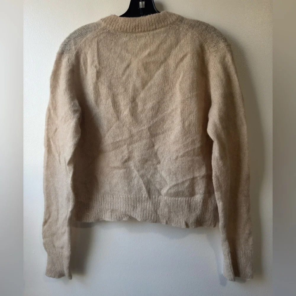 Jenni Kayne Women's Boyfriend Beige Sweater Cardigan Sz S - Picture 7 of 14